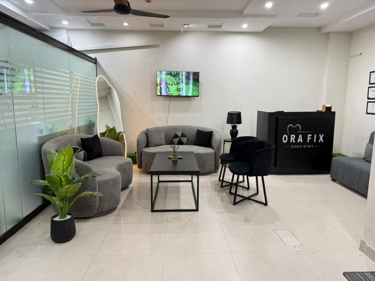 Modern clinic hero image showing a bright dental treatment room